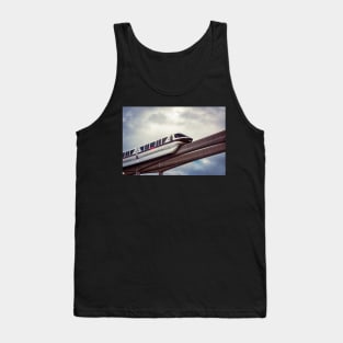 Black and Red Monorail Tank Top